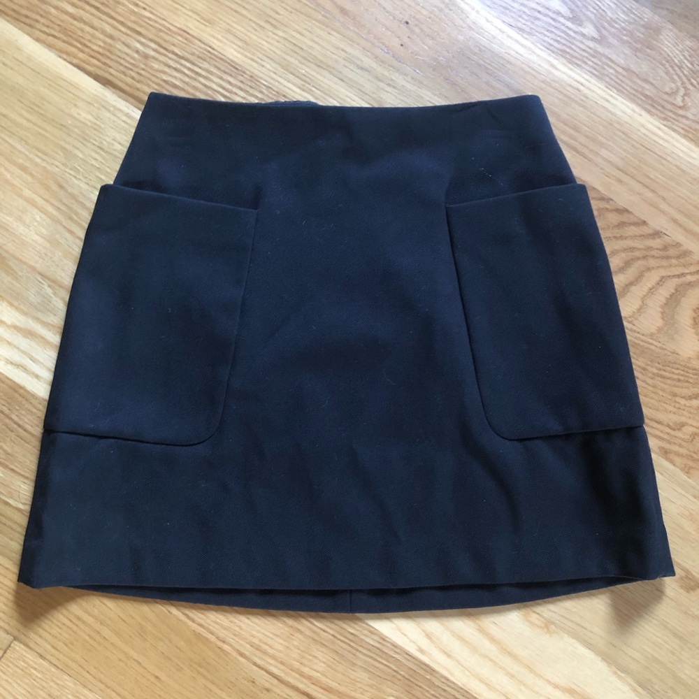 Vintage Express black mini skirt with pockets size 4